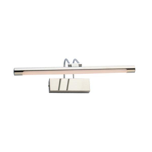 ΕΠΙΤΟΙΧΟ ΦΩΤΙΣΤΙΚΟ LED 8W 3000K 520LM ΧΡΩΜΙΟ ΑΝΟΞ.ΑΤΣΑΛΙ IP44 40X12X19CM  ARIA ACA DECOR  – PN17LEDW40CH