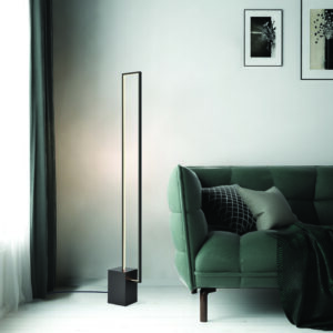 ΕΠΙΔΑΠΕΔΙΟ ΦΩΤΙΣΤΙΚΟ LED 35W 3000K 2800LM AELIA  ΜΑΥΡΟ ΜΕΤ/ΚΟ IP20 20,5X14XH150CM ACA DECOR – PN30LEDFBK