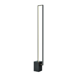 ΕΠΙΔΑΠΕΔΙΟ ΦΩΤΙΣΤΙΚΟ LED 35W 3000K 2800LM AELIA  ΜΑΥΡΟ ΜΕΤ/ΚΟ IP20 20,5X14XH150CM ACA DECOR – PN30LEDFBK