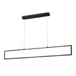 ΚΡΕΜΑΣΤΟ ΦΩΤΙΣΤΙΚΟ LED 32W 3000K 2600LM AELIA ΜΑΥΡΟ ΜΕΤ/ΚΟ IP20 120X6XH150CM  ACA DECOR – PN30LEDPBK