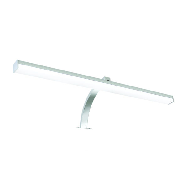 ΦΩΤΙΣΤΙΚΟ ΜΠΑΝΙΟΥ  LED 8W 3000K 520LM VIDE ΧΡΩΜΙΟ ΜΕΤΑΛΛΙΚΟ IP44 50X16X9,5CM ACA – PN77LEDW50CH