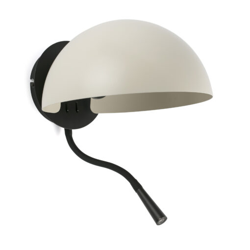 Faro Barcelona DOMINICA WALL LAMP BEIGE 1XE27 LED READER 1W 3000K – 20032-122FR