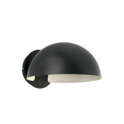 PR172125BI51012_20031_123_DOMINICA_APLIQUE_PANTALLA_NEGRA_1XE27_SZ2 Faro Barcelona DOMINICA WALL LAMP BLACK SHADE 1XE27 – 20031-123FR