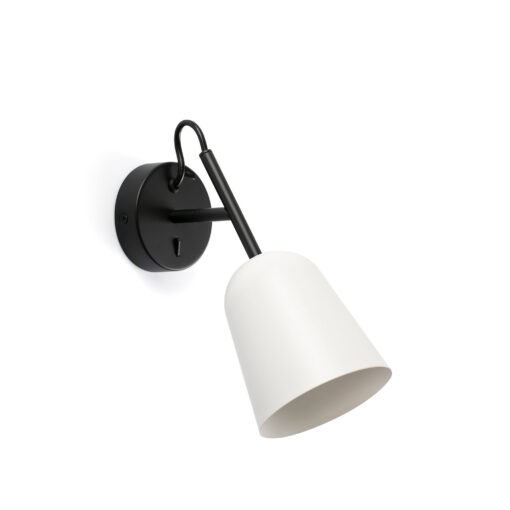Faro Barcelona STUDIO WALL LAMP WHITE SHADE 1XE14 – 28258FR