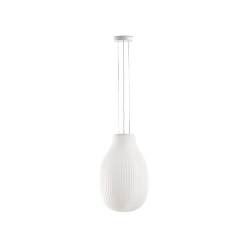 PR180604BI52799_28300_ISABELLE_310_COLGANTE_BLANCO_1xE27_SZ2 Faro Barcelona ISABELLE 310 PENDANT WHITE 1xE27 – 28300FR