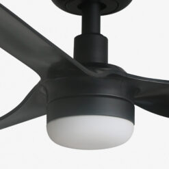 Faro Barcelona Ανεμιστήρας Οροφής MINI PUNT S Ø900mm Μαύρος με  LED CCT Φωτισμό- 33822WP-1TWFR
