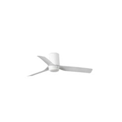 Faro Barcelona Ανεμιστήρας Οροφής MINI PUNT TUB S Ø900mm με Τηλεχειριστήριο Λευκός – 33832