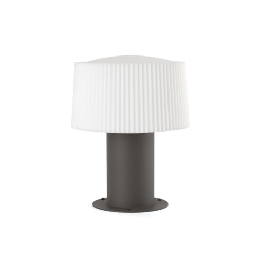 PR29701BI9853_74433S_04_MUFFIN_SOBREMURO_GRIS_OSCURO_H300_1XE27_MAX_15W_SZ2 MUFFIN DARK GREY BEACON LAMP H300 1XE27 FARO – 74433S-04