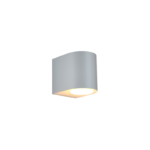 it-Lighting Powell 1xGU10 Outdoor Up or Down Wall Lamp Grey D:9cmx8cm (80200234)