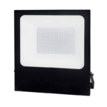 LED Προβολέας 100W ACA Μαύρος 110° Αδιάβροχος IP66 Πολύχρωμος RGB+6000K – Q100RGBW