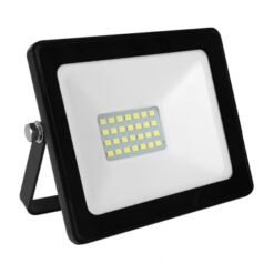 LED Προβολέας 20W ACA Μαύρος 110° Αδιάβροχος IP66 Μπλέ Φως  ACA – Q20B