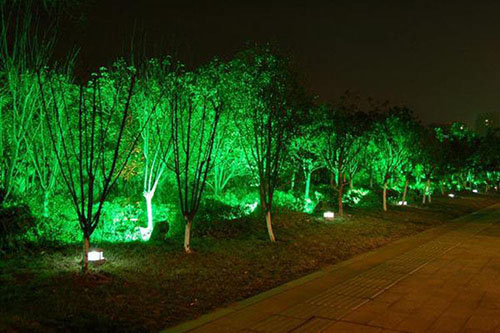 LED Προβολέας 10W ACA Μαύρος 110° 880lm Αδιάβροχος IP66 Πράσινο Φως – Q10G