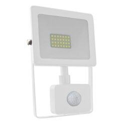 LED Προβολέας με Ανιχνευτή Κίνησης 20W ACA Λευκός 110° 1600lm Αδιάβροχος IP66 3000K – Q2030WS