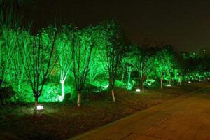 LED Προβολέας 20W ACA Μαύρος 110° Αδιάβροχος IP66 Πράσινο Φως ACA – Q20G