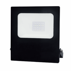 LED Προβολέας 20W ACA Μαύρος 110° Αδιάβροχος IP66 Πολύχρωμος RGB+6000K – Q20RGBW