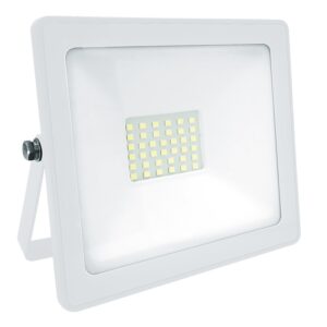 LED Προβολέας 30W ACA Λευκός 110° 2400lm Αδιάβροχος IP66 3000K – Q3030W