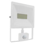 LED Προβολέας με Ανιχνευτή Κίνησης 50W ACA Λευκός 110° 4000lm Αδιάβροχος IP66 3000K – Q5030WS