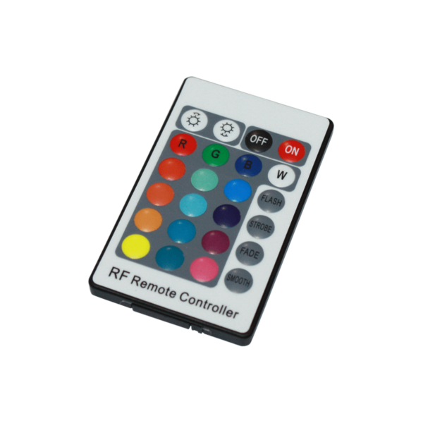 Τηλεχειριστήριο RF για LED Πολύχρωμους Προβολείς RGBW ACA – QRGBWRF
