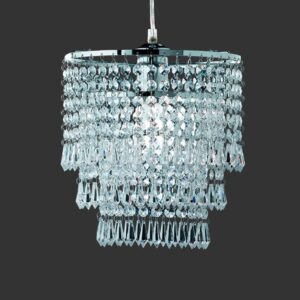 Κρεμαστό Φωτιστικό Reality   E27 Χρώμιο Μεταλλικό    R1147-06