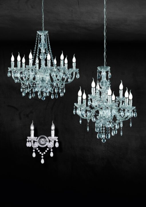 Πολυέλαιος Reality   10xE14 Χρώμιο Μεταλλικό    R1170-00