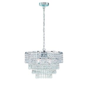 Κρεμαστό Φωτιστικό Reality   3xE14 Χρώμιο Μεταλλικό    R13473006