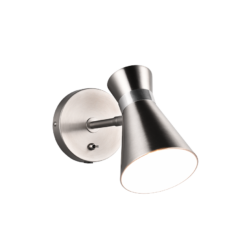 Επιτοίχιο Φωτιστικό Trio Lighting 1xE27 Νικελ Ματ Χρώματος – R20781707
