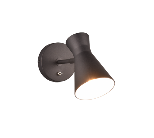 Επιτοίχιο Φωτιστικό Trio Lighting 1xE27 Μαύρου Χρώματος – R20781732