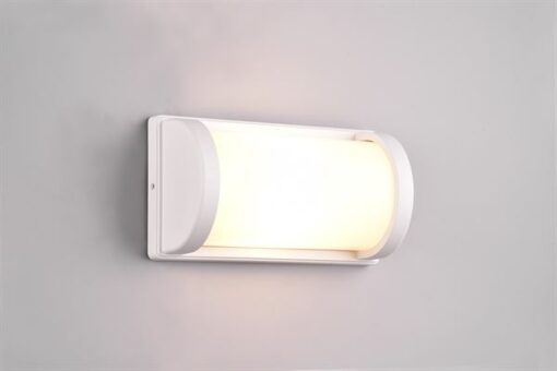 Φωτιστικό Τοίχου Λευκό Ματ PUELO 1x E27 IP44 Reality – R21186131