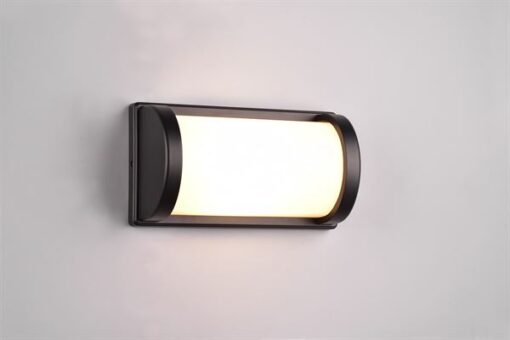 Φωτιστικό Τοίχου Μαύρο Ματ PUELO 1x E27 IP44 Reality – R21186132