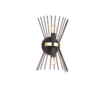 Επιτοίχιο Φωτιστικό Trio Lighting 2xE14 Μαύρου Χρώματος – R21532080