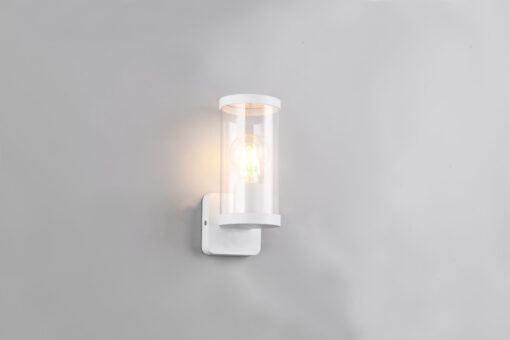 Φωτιστικό Τοίχου Λευκό Ματ BONITO 1x E27 IP44 Reality – R21596131