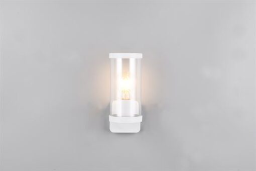 Φωτιστικό Τοίχου Λευκό Ματ BONITO 1x E27 IP44 Reality – R21596131