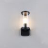 Φωτιστικό Τοίχου Μαύρο Ματ BONITO 1x E27 IP44 Reality – R21596132