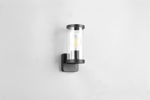 Φωτιστικό Τοίχου Μαύρο Ματ BONITO 1x E27 IP44 Reality – R21596132