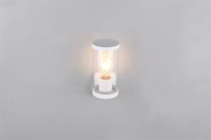 Φωτιστικό Τοίχου Λευκό Ματ BONITO 1x E27 με Ανιχνευτή Κίνησης IP44 Reality – R21599131