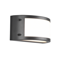 Φωτιστικό Τοίχου Reality LED 12W  Ανθρακί Πλαστικό 1200lm 3000K IP54 R22151142