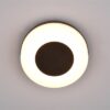 Φωτιστικό Τοίχου/Οροφής Μαύρο Ματ MORENA LED 14W 1500lm CCT IP54 Reality – R24246132