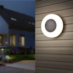 Φωτιστικό Τοίχου/Οροφής Μαύρο Ματ MORENA LED 14W 1500lm CCT IP54 Reality – R24246132