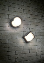Φωτιστικό Τοίχου Reality PUNO   LED, 8W · 800lm, 3000K Μαύρο Ματ Πλαστικό IP54  – R27036132