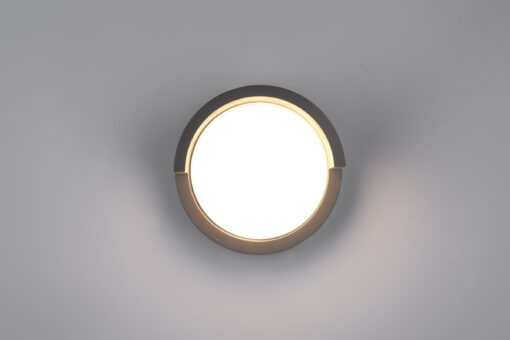 Φωτιστικό Τοίχου Reality PUNO   LED, 8W · 800lm, 3000K Μαύρο Ματ Πλαστικό IP54  – R27036132