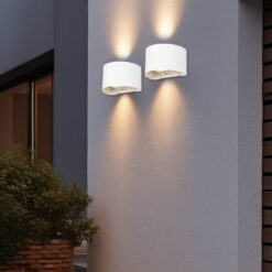 Επιτοίχιο Επαναφορτιζόμενο Μαγνητικό Φωτιστικό Up-Down Λευκό 5V Reality LED 1W 100lm 3000K IP44 με Ανιχνευτή Κίνησης – R27769131