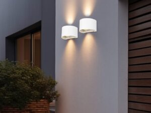 Επιτοίχιο Επαναφορτιζόμενο Μαγνητικό Φωτιστικό Up-Down Λευκό 5V Reality LED 1W 100lm 3000K IP44 με Ανιχνευτή Κίνησης – R27769131