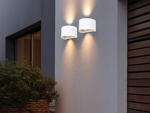 Επιτοίχιο Επαναφορτιζόμενο Μαγνητικό Φωτιστικό Up-Down Λευκό 5V Reality LED 1W 100lm 3000K IP44 με Ανιχνευτή Κίνησης – R27769131