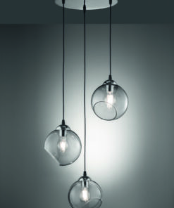 Κρεμαστό Φωτιστικό Reality  3xE27 Χρώμιο Μεταλλικό  R30073054