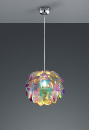 Κρεμαστό Φωτιστικό Reality   E27 Χρώμιο Μεταλλικό    R30401069