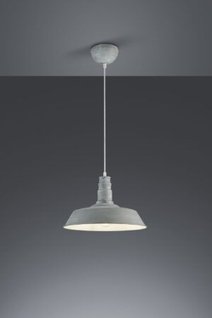 Κρεμαστό Φωτιστικό Reality   E27 Απόχρωση Τσιμέντο Μεταλλικό    R30421078