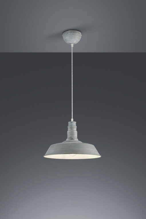 Κρεμαστό Φωτιστικό Reality   E27 Απόχρωση Τσιμέντο Μεταλλικό    R30421078