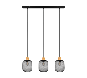 Κρεμαστό Φωτιστικό Reality   3xE27 Μαύρο Ματ Μεταλλικό    R30563032