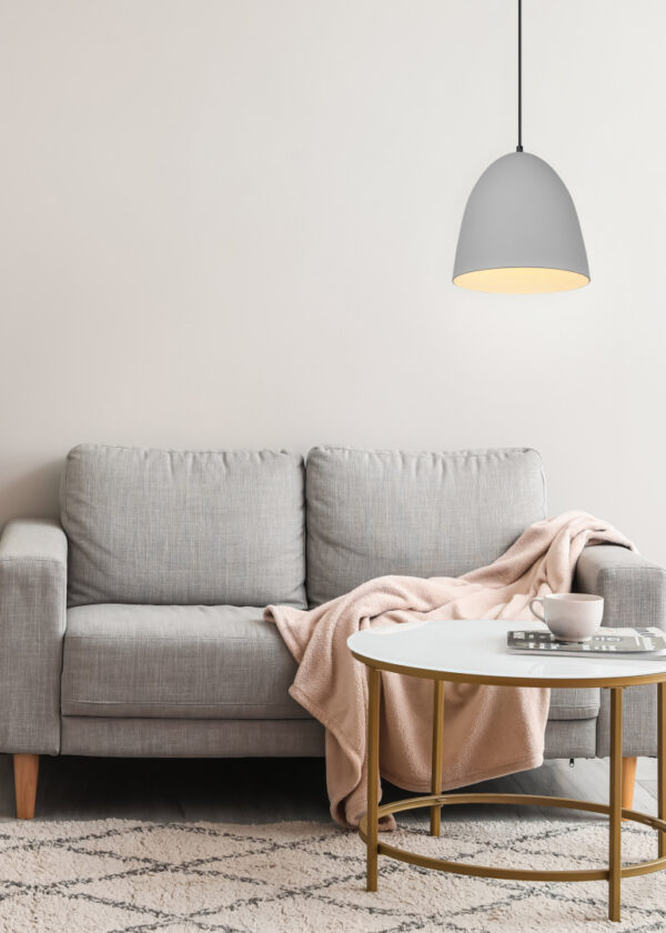 Κρεμαστό Φωτιστικό Reality TILDA  1x E27 Γκρι Μεταλλικό   – R30661011