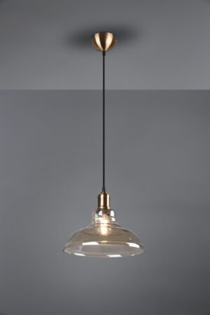 Κρεμαστό Φωτιστικό Reality   E27 Αντικέ Ορείχαλκος Μεταλλικό    R30731004